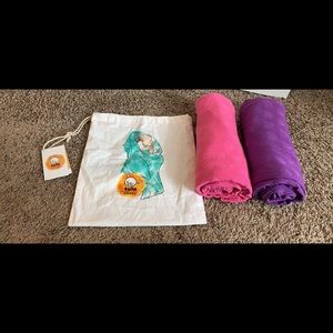 Set of 2 Tula baby blankets